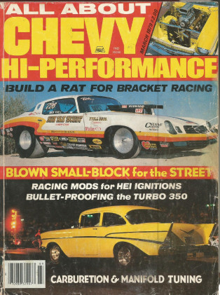 ALL ABOUT CHEVY PERFORMANCE 1979 MAR - BUILD RAT-BRACKET,BLOWN MOUSE-STREET*